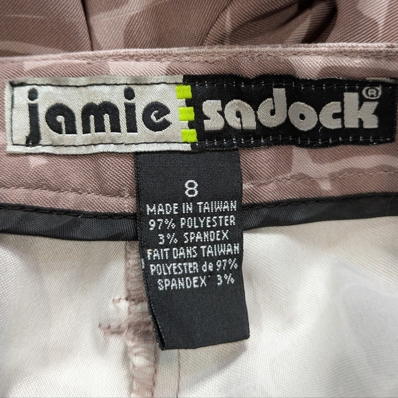 Jamie Sadock Muted Purple Geometric Capri Golf Pant 8 - Picture 8 of 10